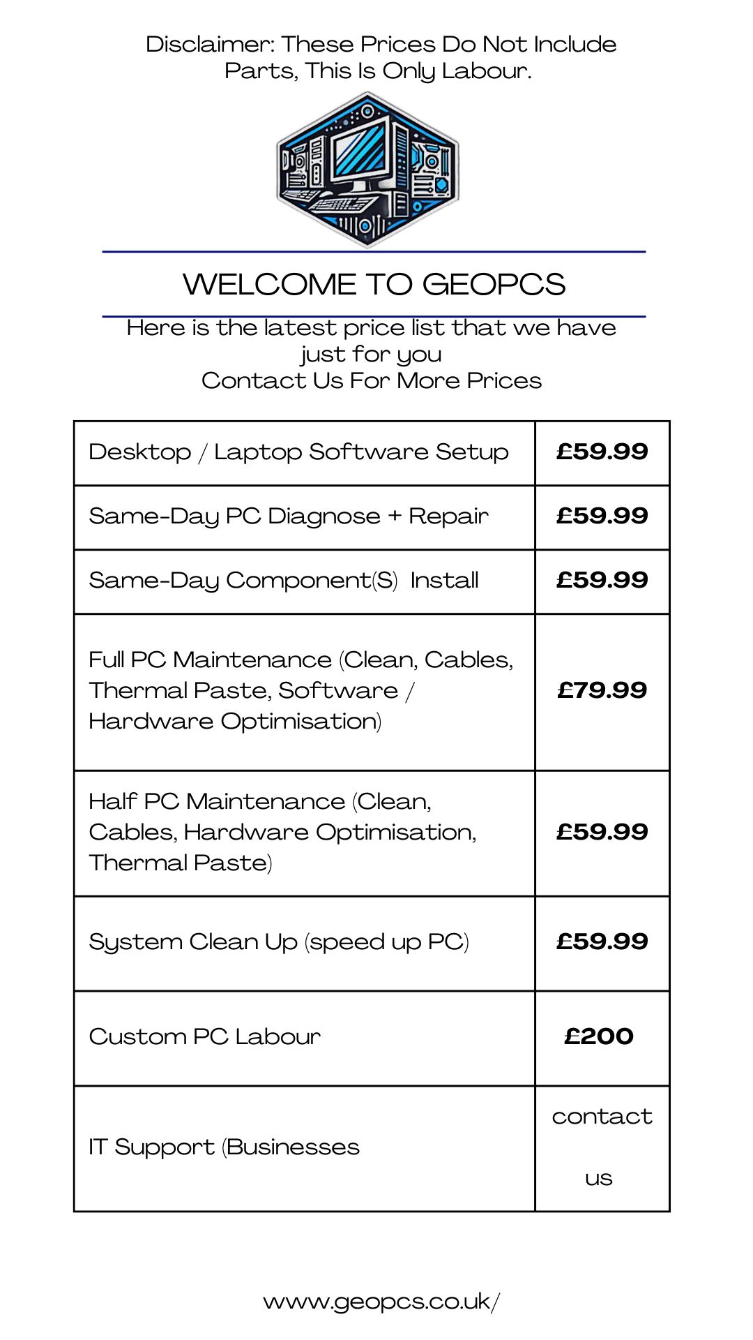 Computer Services Cheshire | PC Repairs & IT Support | GeoPCs | Custom ...